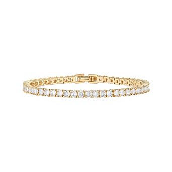 Womens Crystal Tennis Bracelet