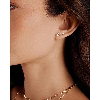 Crystal Stud Earrings Set
