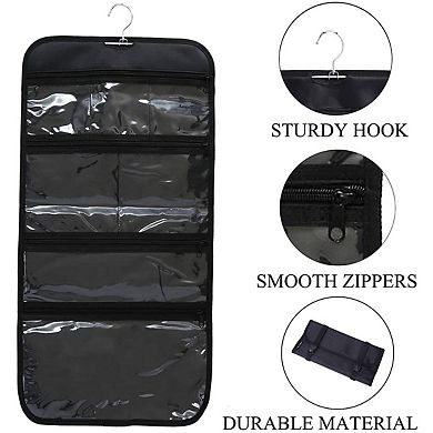 Foldable Clear Hanging Travel Toiletry Bag