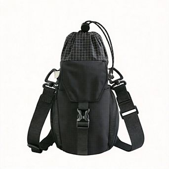 Water Bottle Holder Crossbody Bag Phone Pocket Hiking Gym Cycling