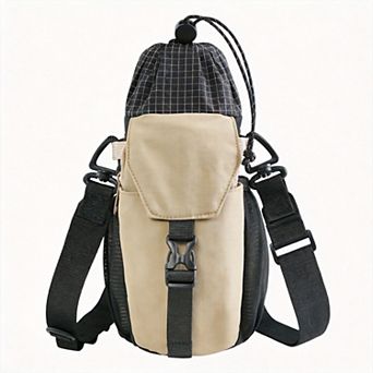 Water Bottle Holder Crossbody Bag Phone Pocket Hiking Gym Cycling