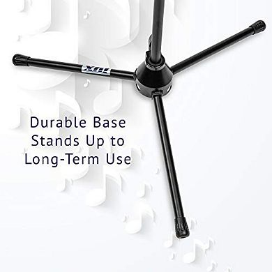 LyxPro Microphone Stand, Durable Mic Stand with Adjustable Height 38.5"- 66" and 29.3" Boom Arm
