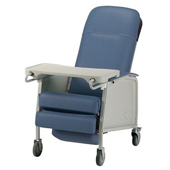 Invacare Traditional Three-Position Recliner, 19 in Seat, 250lb Capacity (Blue Ridge)