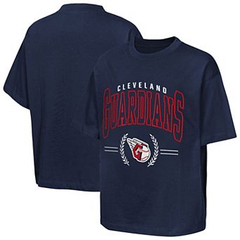 Youth Outerstuff Navy Cleveland Guardians Premium World Class T-Shirt