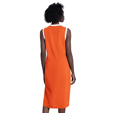 Women's Starter Orange Baltimore Orioles Line Up Sneaker Sleeveless Maxi Dress