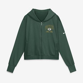 Women's Nike Green Green Bay Packers Primetime Full-Zip Hoodie
