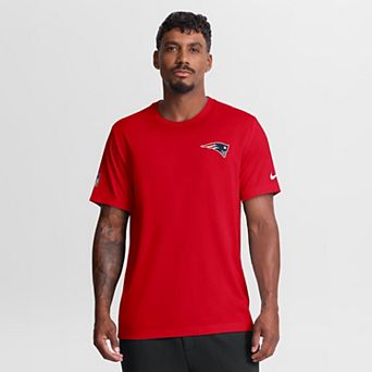 Men's Nike Red New England Patriots Sideline Legend Small Logo Dri-FIT T-Shirt