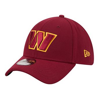 Men's New Era Burgundy Washington Commanders Core Team 39THIRTY Flex Hat