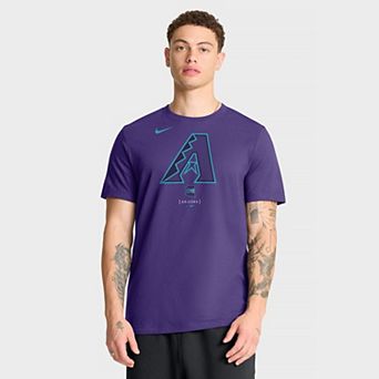 Men's Nike Purple Arizona Diamondbacks City Connect Large Logo T-Shirt