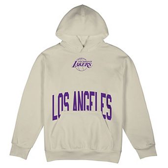 Unisex Stadium Essentials Cream Los Angeles Lakers Surrender Hoodie