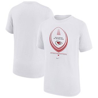 Youth Nike White Kansas City Chiefs Icon Legend Dri-FIT T-Shirt