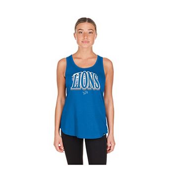 Women's New Era Blue Detroit Lions Summer Tank Top