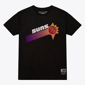 Unisex Mitchell & Ness Black Phoenix Suns Hardwood Classics Arch T-Shirt