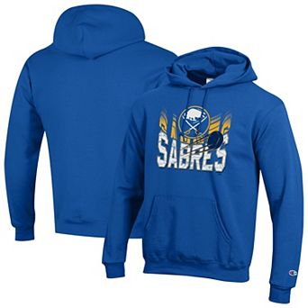 Men's Champion Royal Buffalo Sabres Powerblend Hoodie