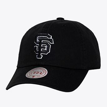 Unisex Mitchell & Ness Black & White San Francisco Giants 1904 Strapback Adjustable Hat