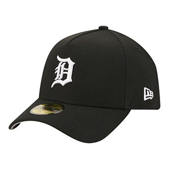 Men's New Era Black Detroit Tigers A-Frame 59FORTY Fitted Hat