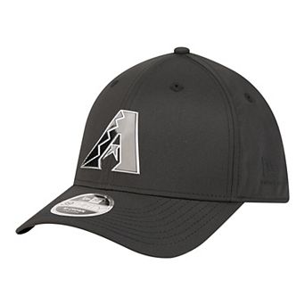 Men's New Era Black Arizona Diamondbacks Metallic 39THIRTY M-Crown Flex Hat