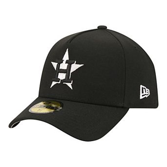 Men's New Era Black Houston Astros A-Frame 59FORTY Fitted Hat