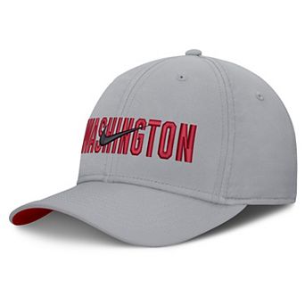 Men's Nike Gray Washington Nationals Primetime Rise Dri-FIT Flex Hat