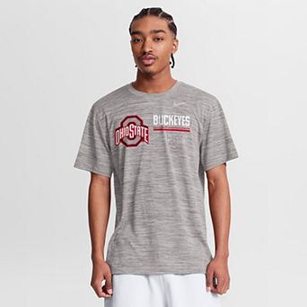 Men's Nike Gray Ohio State Buckeyes Sideline Velocity Dri-FIT T-Shirt