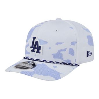 Men's New Era White Los Angeles Dodgers Camo Rope 9SEVENTY Adjustable Hat