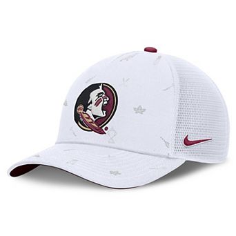 Unisex Nike White Florida State Seminoles Country Club Golfin' Rise Trucker Adjustable Hat