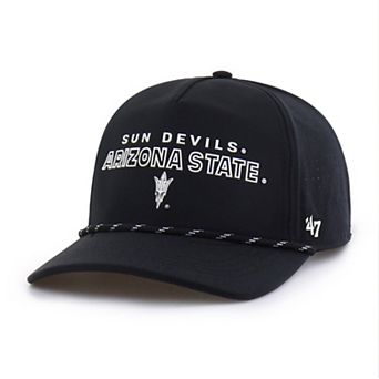 Men's '47 Black Arizona State Sun Devils Forward Vent Hitch Rope Adjustable Hat