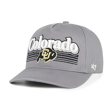 Men's '47 Gray Colorado Buffaloes Script Fade Hitch Adjustable Hat