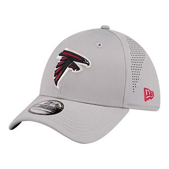Men's New Era Gray Atlanta Falcons Perforated 39THIRTY Flex Hat