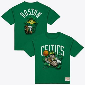 Men's Mitchell & Ness Kelly Green Boston Celtics Breakthrough T-Shirt