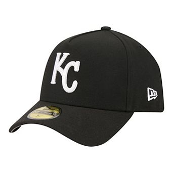 Men's New Era Black Kansas City Royals A-Frame 59FORTY Fitted Hat