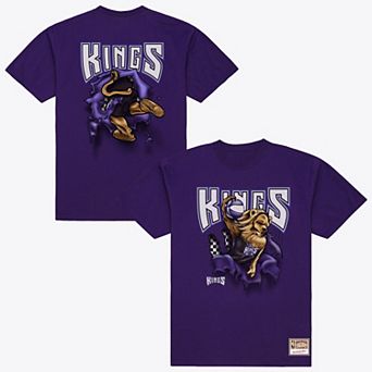 Men's Mitchell & Ness Purple Sacramento Kings Breakthrough T-Shirt