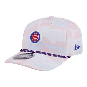 Men's New Era White Chicago Cubs Camo Rope 9SEVENTY Adjustable Hat