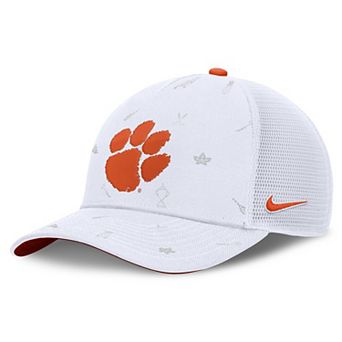 Unisex Nike White Clemson Tigers Country Club Golfin' Rise Trucker Adjustable Hat