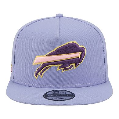 Men's New Era Lavender Buffalo Bills Bloom A-Frame 9FIFTY Snapback Hat