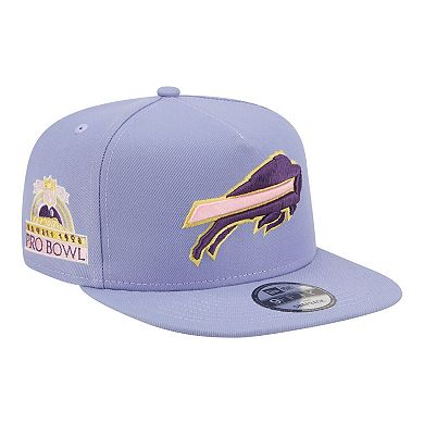 Men's New Era Lavender Buffalo Bills Bloom A-Frame 9FIFTY Snapback Hat