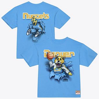 Men's Mitchell & Ness Light Blue Denver Nuggets Breakthrough T-Shirt