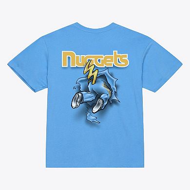 Men's Mitchell & Ness Light Blue Denver Nuggets Breakthrough T-Shirt