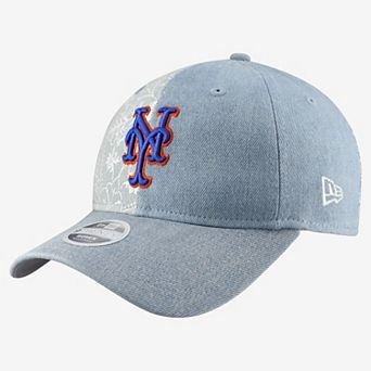 Women's New Era New York Mets Denim Patchwork 9TWENTY Adjustable Hat