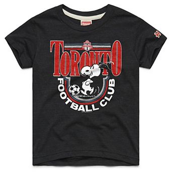 Youth Homage Charcoal Toronto FC MLS x Peanuts Snoopy Graphic Tri-Blend T-Shirt