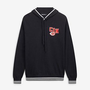 Men's Levelwear Black Cincinnati Reds Sportsman Hoodie