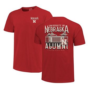 Unisex Scarlet Nebraska Huskers Comfort Colors Campus Alumni T-Shirt