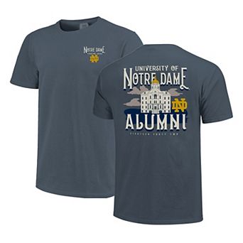Women's Denim Notre Dame Fighting Irish Comfort Colors Campus Alumni T-Shirt