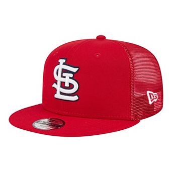 Youth New Era Red St. Louis Cardinals 9FIFTY Trucker Snapback Hat