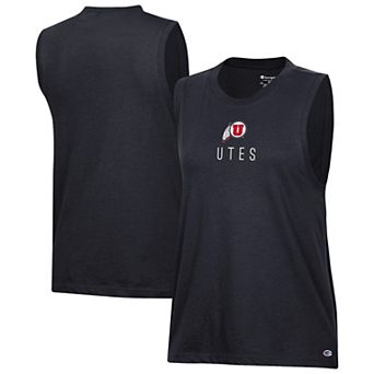 Women's Champion Black Utah Utes Lifestyle Tank Top