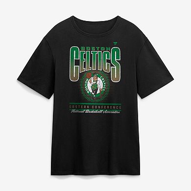 Men's Fanatics Black Boston Celtics Oversized Graphics Swish T-Shirt