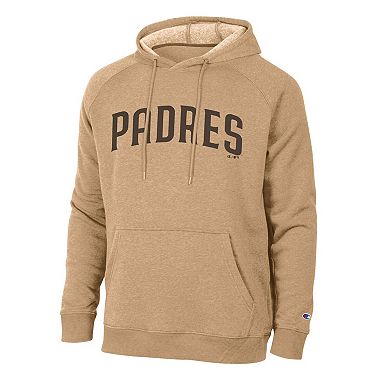 Men's Champion Brown San Diego Padres Triumph Tri-Blend Raglan Hoodie