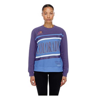 Women's New Era Light Blue/Blue Colorado Rockies City Connect Gameday Fleece Sweatshirt