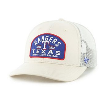 Men's '47 Cream Texas Rangers Leland Adjustable Trucker Hat