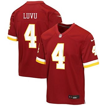 Youth Nike Frankie Luvu Burgundy Washington Commanders Game Jersey